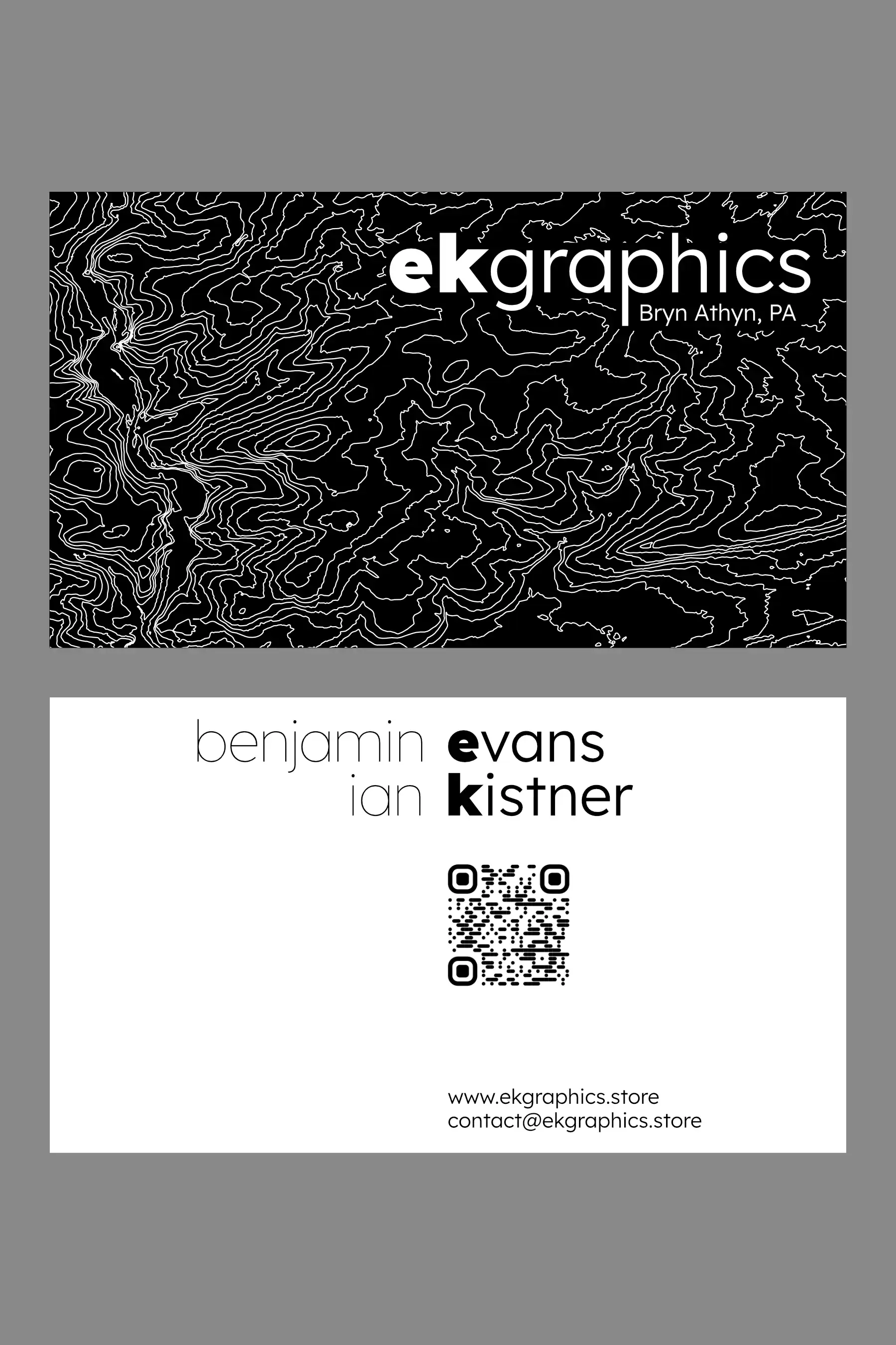 ekgraphics business card